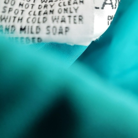 Rachel Allan 22w Prom Dress Teal Beaded Sequin Cap Sleeve Mesh Layered Maxi Long - Picture 6 of 16